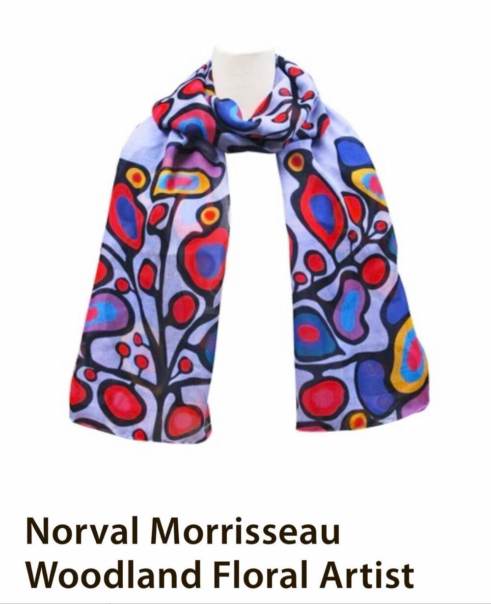 Norval Morrisseau Woodlands Infinity Scarf